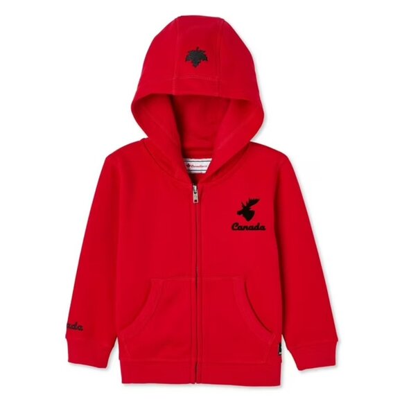 Canadiana Toddlers' Unisex Full-Zip Hoodie - Picture 1 of 2